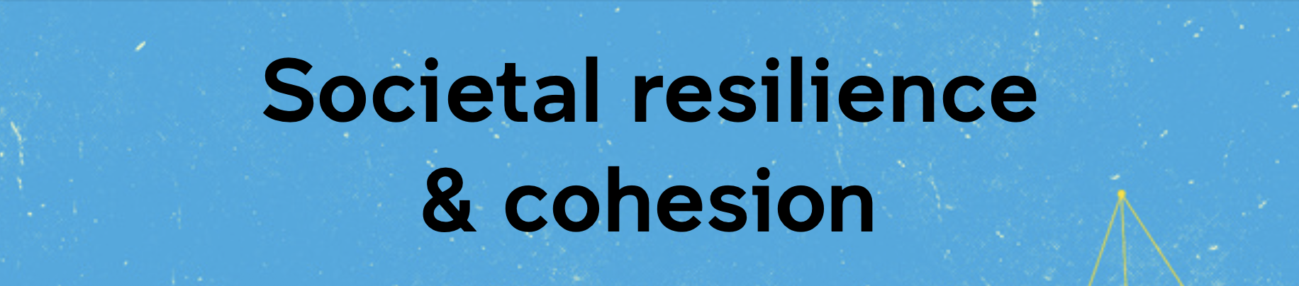 blue box with white text