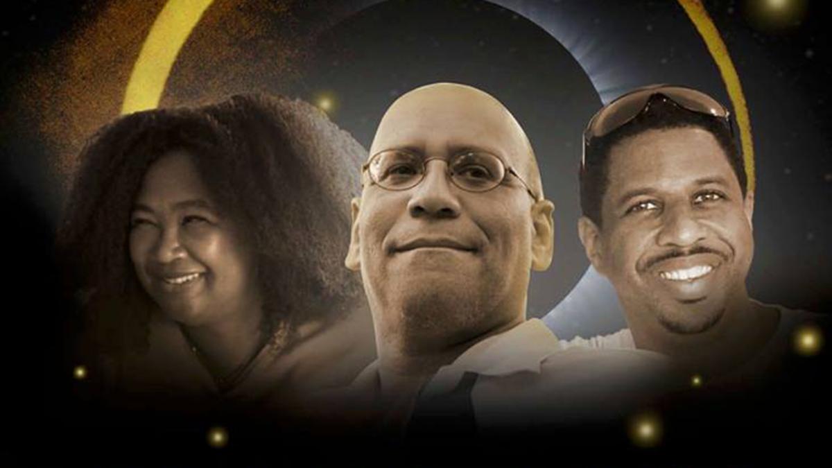 film poster for Black Suns with three main actors