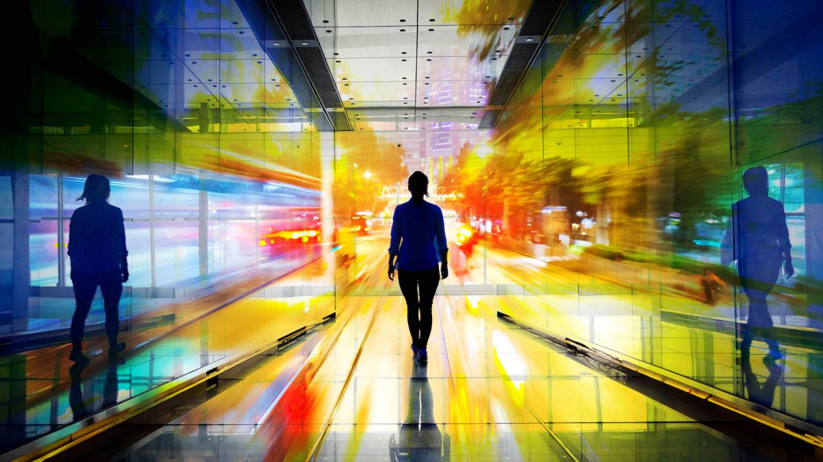 Trust Event Image, walking into the unknown