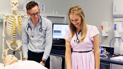 photo of young pople in a medical clinical setting