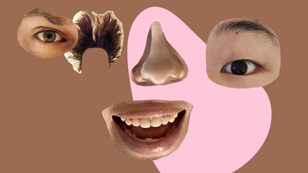 discombobulated face