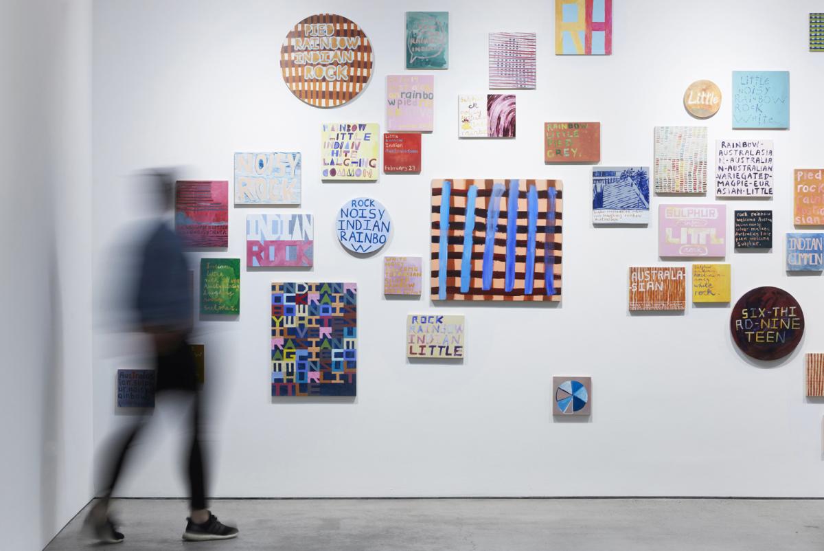 photo of the inside of an art exhibition