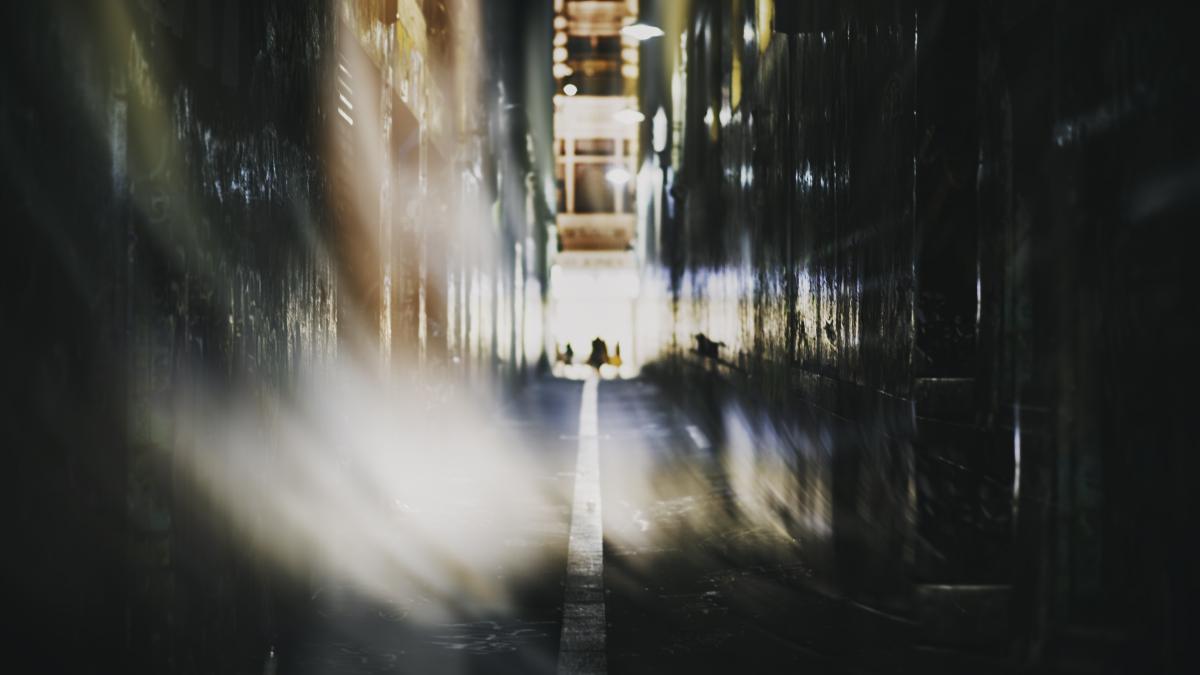 blurry photo of a jail