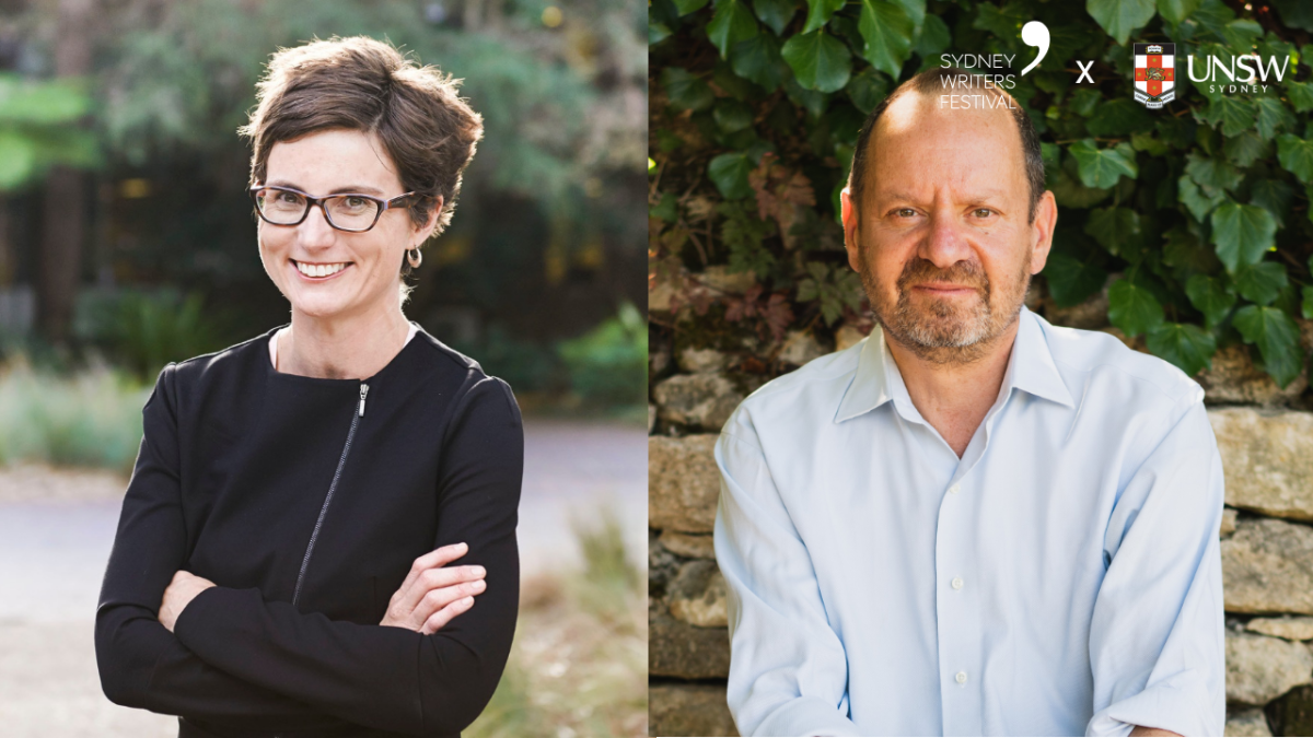 Headshots of Philippe Sands and Rosalind Dixon